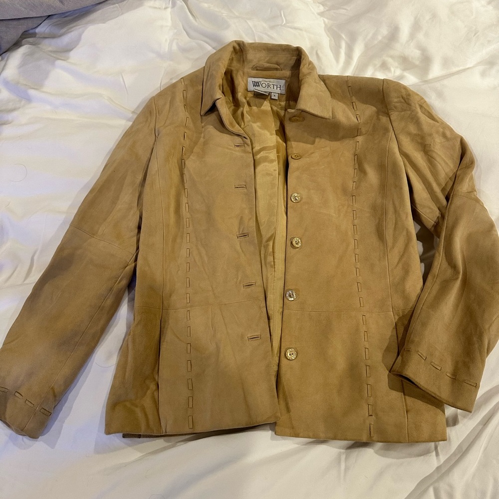 WORTH suede blazer